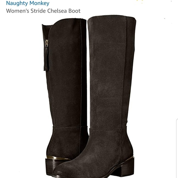 Tall suede boots - Picture 7 of 8